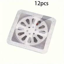 29/12pcs Self-Adhesive Hair Catcher Stickers, Suitable For Shower, Kitchen Sink And Bathroom Drain - Anti-Clogging, Anti-Insect Drain Cover, Plastic, No Electricity Required, Shower Accessories - Multicolor - View 11