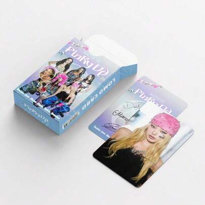 92pcs KATSEYE New Album PINKY UP Photo Cards, K-Pop Girl Group Merchandise, Perfect Holiday Gift, Fun And Cute Birthday, Easter, Halloween, Christmas, Party Gift, Katseye Light Stick, Straykid, Photocard, K Pop, Katseye Photo Card
