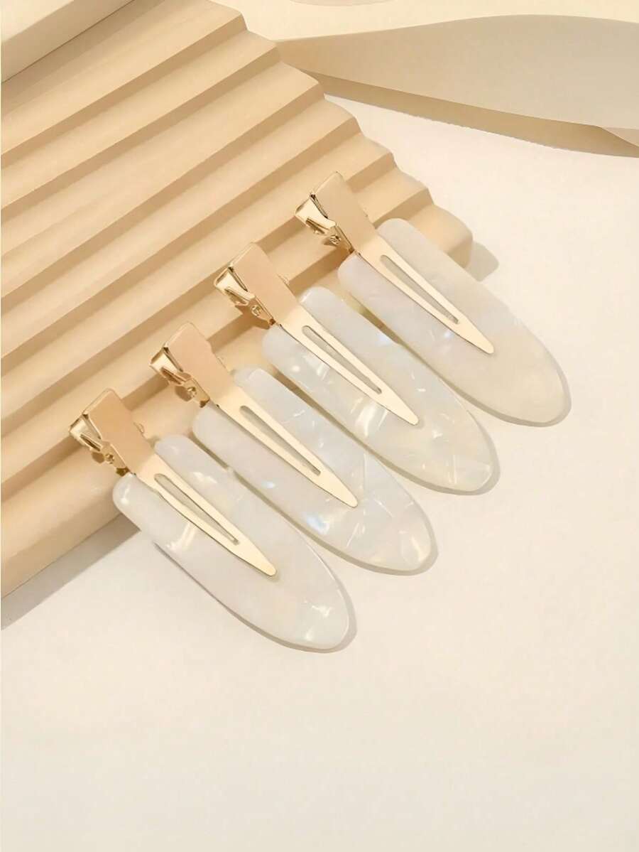 8/4pcs Duckbill Hair Clips, Bangs Clips, Hair Accessories, Suitable For Vacation, Travel And Hair Decoration - Multicolor - View 1