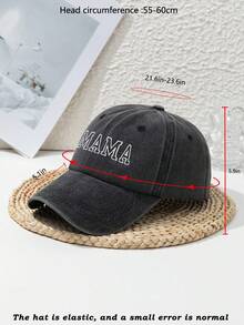 三件套刺绣棒球帽，可调节水洗休闲遮阳帽，适合户外、旅行、海滩，春秋季适用。 - 棒球帽 - 查看 9