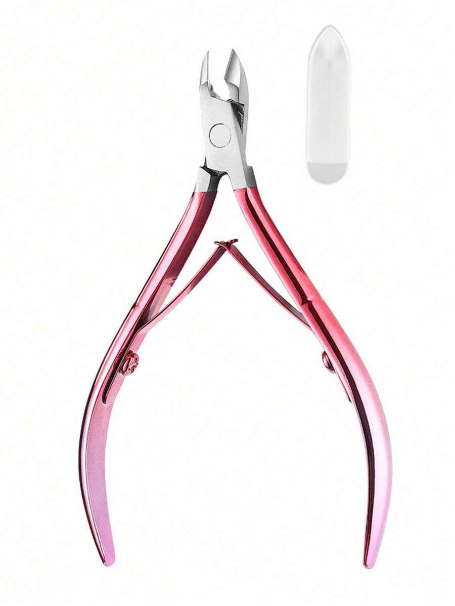 1pc Nail Cuticle Clipper Dead Skin Trimmer Manicure Tool Foot Care Tool - Multicolor - View 1