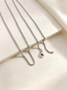 1pc Mixed Style Necklace Chain Bulk Round Snake Chain, O-Ring Chain, Blade Chain, Lip Chain, OT Chain, Grid Chain, Etc. Suitable For DIY Pendant Jewelry Making Materials, Suitable For Women's Daily Wear - Multicolor - View 15