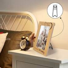 (Stand + Self-Adhesive Transparent Patch) Picture Frame Stand - Self-Adhesive Adjustable 5.9-10.2 Inch Durable Display Stand, Suitable For Artwork, Photos, Home Decor And Exhibitions, Minimalist Design, Stable Structure - Multicolor - View 3