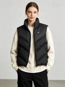 Nike Sportswear Storm-FIT Women's Loose Wind-Resistant Water-Repellent Down Vest - Black - View 1