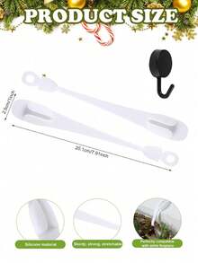 Christmas Wreath Hook, Fireplace Wreath Hook, Suitable For Home Storage, Appliance Cord Organization And Data Cable Storage Hook, Thanksgiving, Halloween, Christmas Gift - Multicolor - View 7
