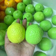 1pc New Color-Changing Lemon Building Block Handmade Ball - ASMR Sensory Stress Relief Toy Building Block Sound Control - Stress Relief Squeaky Handmade Ball - TPR Material - Emotional Healing Toy Emotional Venting Toy Squeeze Toy - Multicolor - View 6