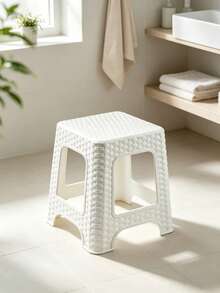 Plastic Square Stool, Reinforced Load‑Bearing Capacity, Rounded Corners, Multiple Color Options, Lightweight And Easy To Move, Suitable For Home Bathrooms And Living Rooms, Sturdy And Drop‑Resistant - Multicolor - View 6