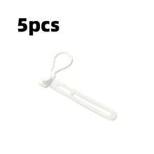 5pcs Multi-Function Silicone Strap Storage Clips, Hanging Storage Organizer Ties, Kitchen Tool Storage, Bathroom Tool Storage, Home Tool Storage, Handle Tool Hanging Storage, Home Decor, Room Decor - Multicolor - View 12