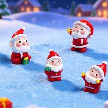 3CM Mini Santa Claus Resin Figurine, Christmas Aquarium Fish Tank Decoration, DIY Micro Landscape Fish Tank Water Scene Decor - Happy Aquarium - View 7