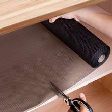 Cabinet Non-Slip Mat, Non-Adhesive Cabinet Mat, Non-Slip Waterproof Mat, Thickened Strong Kitchen Cabinet Drawer Mat, Refrigerator Mat - Clear - View 3