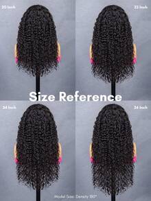 ISEE Women's Water Wave Drawstring Half Wig, Real Hair Hairline InvisiFit Banded Flip Wig, 180% Density, 14-16 Inch Bob Style, 18-28 Inch Regular Style, Free Shipping, Affordable Daily Wear - SNatural - View 5