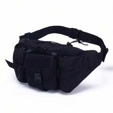 Men's Multi-Pocket Waist Bag, Large Capacity Practical Waist Bag, With Adjustable Waist Strap, Suitable For Travel, Outdoor And Daily Use - Multicolor - View 12