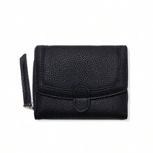 Women's Snap Button Zipper Wallet, Multi-Card Slot Wallet - Multicolor - View 17