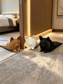 3/1 buah Penahan Pintu Kucing Cetak 3D Lucu dan Modis, Dekorasi Hadiah Kreatif Unik, Ornamen Dekorasi Rumah Multifungsi, Dekorasi Rumah Sehari-hari Modern, Cocok Sebagai Hadiah Liburan untuk Penghobi, Kerajinan Dekoratif Modis - beraneka warna - View 2