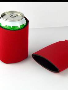 8pcs Blank Beer Can Sleeves, Foldable Reusable Foam Can Holders, Non-Slip Neoprene Can Sleeves, Suitable For Beer, Soda Cans And Other Beverage Bottles - 8pack - View 7