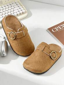 HAHABOBO Solid Color Kids Slippers, Unisex, Lightweight & Versatile, Suitable For Indoor, Outdoor And Beach, All Seasons Including Summer And Autumn - Brown - View 2
