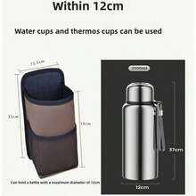 Car Hanging Seat Storage Bag, Cup Holder Organizer, Quick & Convenient, Large Capacity, Secure & Reliable, Side-Hanging Back Pocket, Suitable For All Car Models, Essential For Self-Driving Trips | Car Storage Accessories - A - View 9