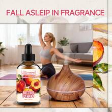 Minyak Esensial Hllozzi 2pcs/3pcs 30ml Bitter Peach: Minyak esensial ini mengeluarkan aroma buah persik pahit yang matang, sempurna untuk menciptakan suasana salon tengah malam, pengharum kamar tidur, dan dapat digunakan pada batu diffuser. Hadiah yang cocok untuk liburan. - Aroma Persik Pahit - View 5