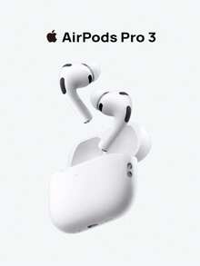 AirPods Pro (3rd Generation) Compatible With IPhone/IPad/Mac Apple Bluetooth Earbuds, With USB-C MagSafe Charging Case, Active Noise Cancellation + Adaptive EQ, Supports Wireless Charging - View 1