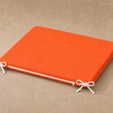 4 Pieces, 40 X 40 Cm Seat Pads For Dining, Kitchen And Patio Chairs Made In Turkei - Orange - View 3