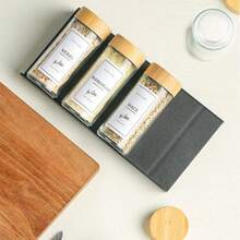 8/4Pcs Clear Acrylic & PP Drawer Spice Rack Tray (Jars Not Included) | Tiered Seasoning Bottle Organizer For Kitchen Drawers & Cabinets | Modern Space-Saving Pantry Storage Shelf - Multicolor - View 2