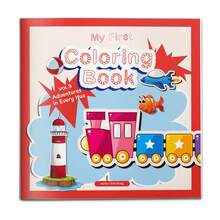 Transportation Adventure Coloring Notebooks, Airplane, Bus, Train, Traffic Light, Lighthouse & Ocean Vehicle Themes, Creative Coloring And Drawing Activities, Fun Art Practice For Home, Travel, Classroom & Gifts - Transportation Adventure Coloring - View 12
