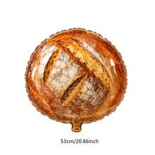 Large Cake Bread Croissant European Bread Shaped Aluminum Foil Balloon Suitable For Birthday Party Wedding Decoration But Party New Year Decoration - Multicolor - View 5