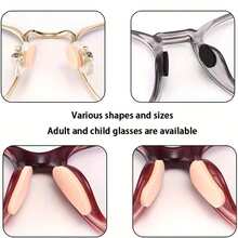 5pcs/1pc Soft Nose Pads - Anti-Slip Design, Replaceable Anti-Slip High Pressure Nose Pads For Glasses And Fashion Eyewear, Anti-Slip Nose Pads Glasses Heightening Nose Pads, Eyewear Accessories, Super Soft EVA Foam Glasses Nose Pads | 1.5mm Anti-Slip Anti-Crease | Pressure Relief Bridge Pads | Self-Adhesive, Suitable For All Glasses - View 7
