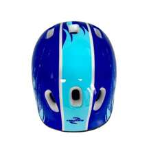 Kit Proteção Patins Skate Bicicleta Patinete Azul Unitoys - 3741 - Azul - Visão 2