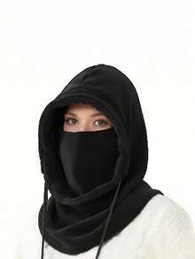 1pc Winter Warm Neck Gaiter Hat, Unisex Windproof Balaclava, Outdoor Cycling Face Mask, Cold-Proof - Multicolor - View 3