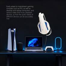 H4 7.1 Surround Sound 3.5mm Wired Over-Ear Gaming Headset With Microphone For PC, Laptop, Phone, Music, Online Classes, - 3.5mm - View 11