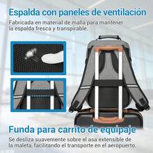 Cabin Bag 40x20x25cm 44x20x33cm 54x20x35cm Ryanair Underfloor Backpack Waterproof Travel Backpack Hand Luggage 20L 30L 38L Lightweight Business Work Gym Uni Laptop Daypack For Men Women - Grey - View 8
