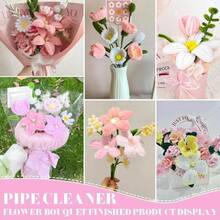 100-300pcs 30cm Multicolor Chenille Stems, Macaron Chenille Stems Craft Materials, Pipe Cleaner Handmade Kit, Art Project Activity Creative, DIY Art And Craft Project Bulk Craft Supplies, Creative Gift Wrapping Party Decoration - Multicolor - View 6