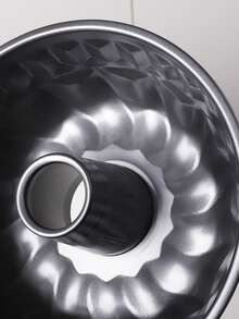 1pc Chiffon Cake Hollow Mold, Straight/Pattern Two Styles Optional, Home Baking Carbon Steel Baking Pan, 24-25cm Two Sizes, Gugelhupf Pattern Cake Mold, Non-Stick Easy Release Baking Tool, Oven-Specific Cake Baking Pan - View 7