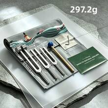 1 Set Portable Tuning Fork Sound Kit, High-Quality Aluminum Alloy Tuning Fork Set With Instruction Manual And Premium Strap Storage Bag, Suitable For Daily Home Yoga And Sound Experience Props - Multicolor - View 8