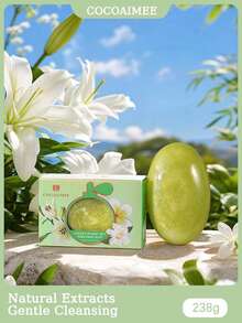 1 buah sabun desain bintang 238g, formula lembut, cocok untuk mandi dan mencuci muka, membersihkan kotoran, minyak, dan impurities secara mendalam, melembapkan dan tidak membuat kulit kering, cocok untuk kulit sensitif, berminyak, dan kering, cocok untuk persiapan kencan, hadiah liburan, dan mandi seluruh tubuh. - Aneka rasa - View 13
