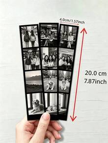 Custom Photo Strip, Personalized Photo Booth Strip, Photo Booth Strip Frame, Save The Date, Gift For Anniversaries, Valentine's Day, Mother's Day, Birthdays, Father's Day, Graduation, Weddings, Housewarming, Home Decor, Aesthetic Home - Multicolor - View 3