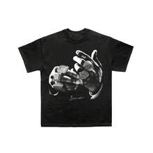 Unisex Pure Cotton T-Shirt Pxxr Gvng T-Shirt |   Spanish Trap Urban Clothing |   3D Bling Hip Hop Design |   Vintage Aesthetic Yung Beef Kaydy Cain, - Black 8 - View 1