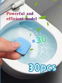 12pcs Automatic Toilet Cleaner Tablets, Remove Urine Stains And Yellow Stains, Toilet Freshener - 彩色 - 查看 15