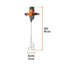 1400W Electric Mixer,  PRO For High-Viscosity Materials - Orange - View 2
