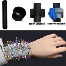 1pc Magnetic Wristband Magnetic Needle Holder Silicone Wristband For Hair Stylists - 2 Colors Available - A - View 6