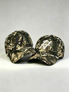 1 Pc Camouflage H Embroidery Hats For Men - Adjustable Hats, UV Protection Sun Hat, Ideal For Hiking, Mountaineering, Travel, And Outdoor Activities - Camouflage - View 8