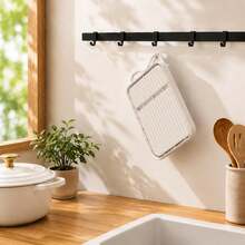 Countertop Pot Lid Holder With Removable Drip Tray, Multi‑Purpose Utensil Rest Stand For Lids, Spatulas, Spoons, Space‑Saving Kitchen Counter Organizer For Stovetop - Multicolor - View 4