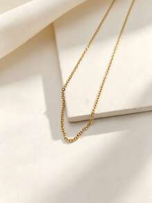 1pc Mixed Style Necklace Chain Bulk Round Snake Chain, O-Ring Chain, Blade Chain, Lip Chain, OT Chain, Grid Chain, Etc. Suitable For DIY Pendant Jewelry Making Materials, Suitable For Women's Daily Wear - Multicolor - View 27
