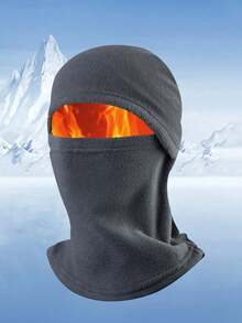 2pcs Winter Ski Face Mask, Warm Fleece Neck Warmer, Windproof Scarf - Multicolor - View 5