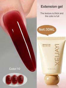 XEIJAYI 15ML Crystal Extension Nail Gel, UV Fast Extension, No Paper Holder, Can Attach Rhinestones - Multicolor - View 14