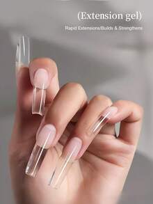 XEIJAYI 15ML Crystal Extension Nail Gel, UV Fast Extension, No Paper Holder, Can Attach Rhinestones - Multicolor - View 6