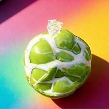 1pc Squeaky Green Crunchy Ball, Squishy Sphere Stress Relief Doll, ASMR Plush Doll, Cute Desk Decor And Holiday Gift - Multicolor - View 8