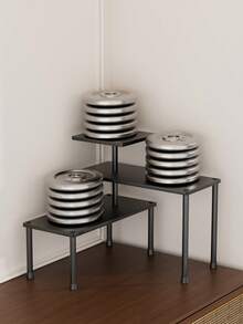 1pc Multi-Layer Corner Countertop Storage Rack, Multi-Functional Kitchen Spice Bottles, Tableware, Coffee Cups, Snacks And Bathroom Toiletries, Skincare Cosmetics Home Desktop Storage Rack, Kitchen Storage Rack - Multicolor - View 9