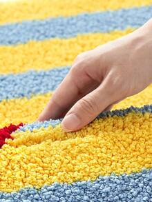 1PC Bathroom Mats Rugs Flocking Fluffy Underfoot Fruit Pattern Rug Bath Mat TPR Backing Non-Slip For Kitchen,Outdoor, Indoor, Runner Corridor, Bedroom, Living Room, Beside Throw Rugs Washable Rugs Easy Clean For Bathroom Fall Decor - Multicolor - View 10